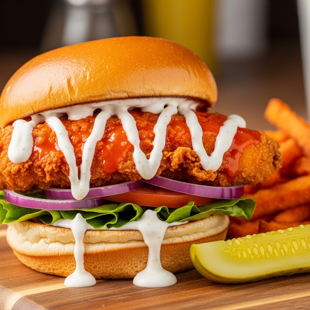 chilis Buffalo Chicken Ranch Sandwich