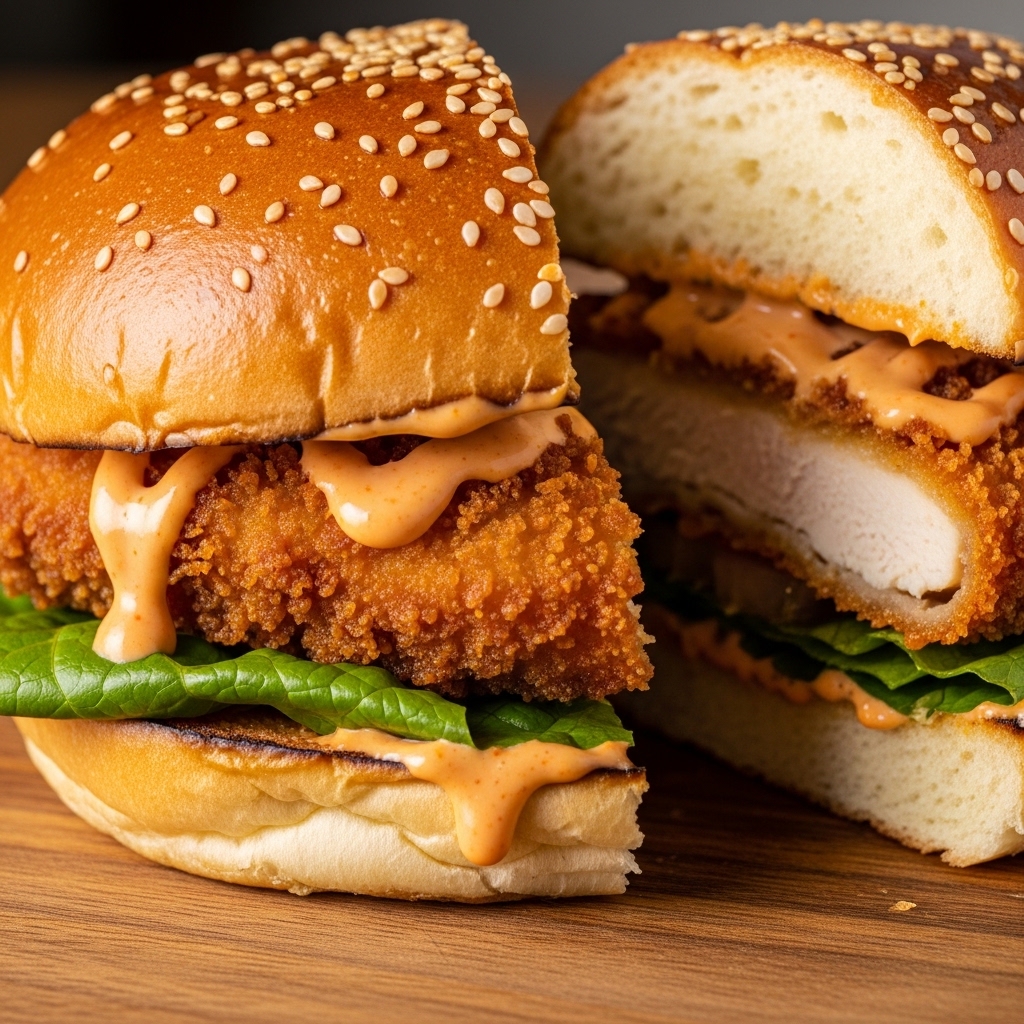 chilis Crispy Chicken Burger