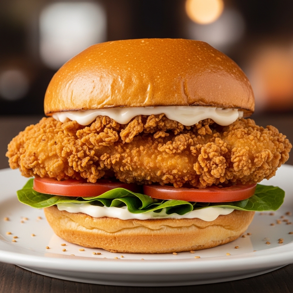 chilis Deluxe Crispy Chicken Sandwich