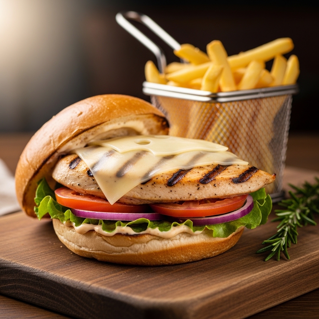 chilis Deluxe Grilled Chicken Sandwich