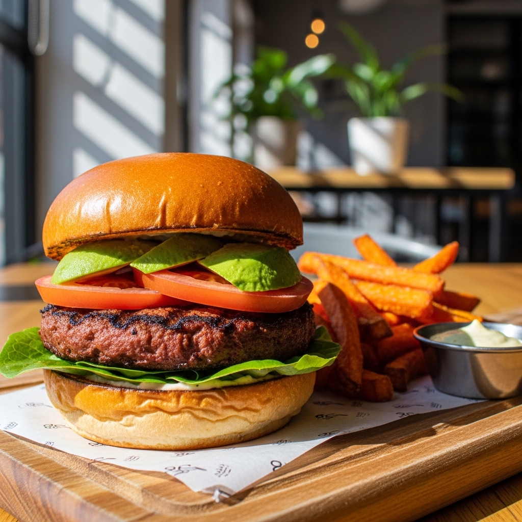 chilis Veggie Santa Fe Burger