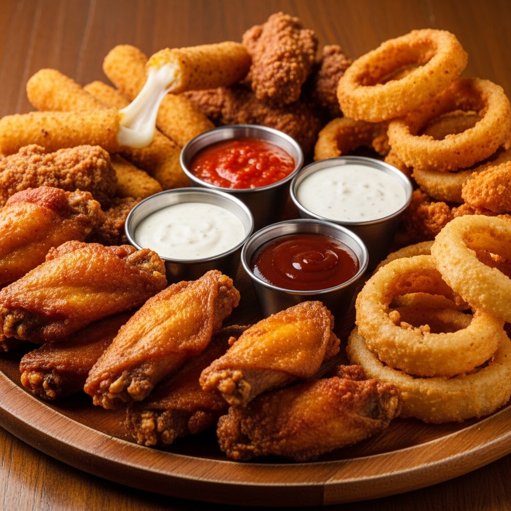restaurant appetizer sampler platter