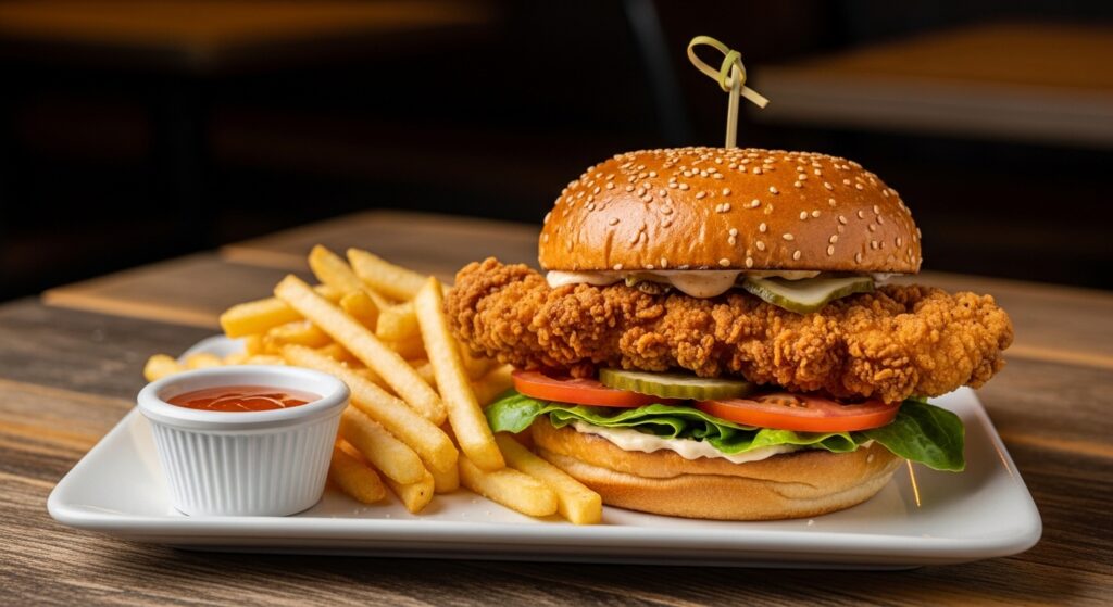 chilis 3 for me chicken sandwich meal