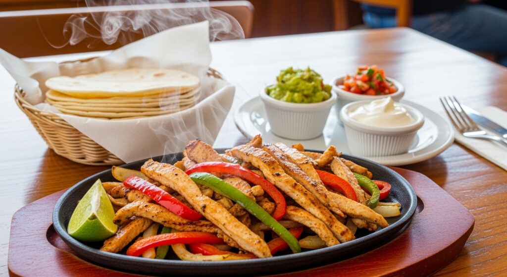 chilis lunch hours chicken fajita meal